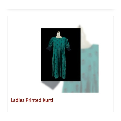 Stylish And Comfortable Printed Cotton Kurtis For Everyday Wear