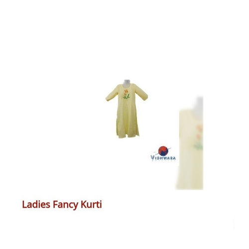 Green Pure Cotton Ladies Fancy Kurti