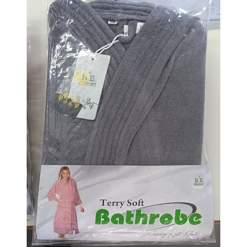 Ladies Terry Soft Bathrobe