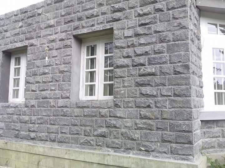 Indian Basalt Stone Rockface Wall Cladding Stone