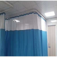 Mgs - 026  Icu Curtains Per Bed Complete 15 Feet Length - Color: Multicolor