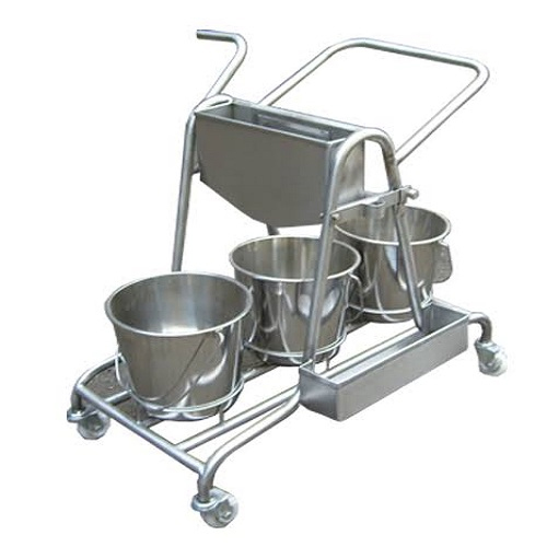 Stainless Steel Mopping Trolley