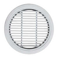 Round Air Grille Diffuser - Color: Silver