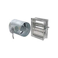 Volume Control Damper - Color: Silver