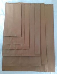 Brown Plain Paper Pouch