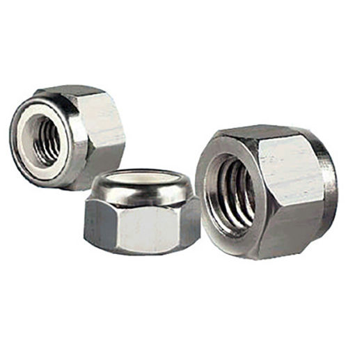 Silver Self Locking Nuts