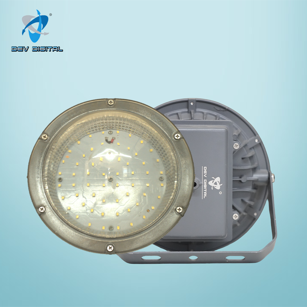 Black 60 Led Well Glass Light