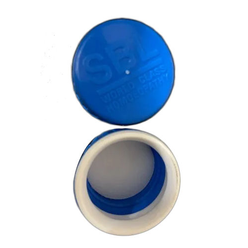 White-Blue 31.5 Mm Plastic Screw Caps