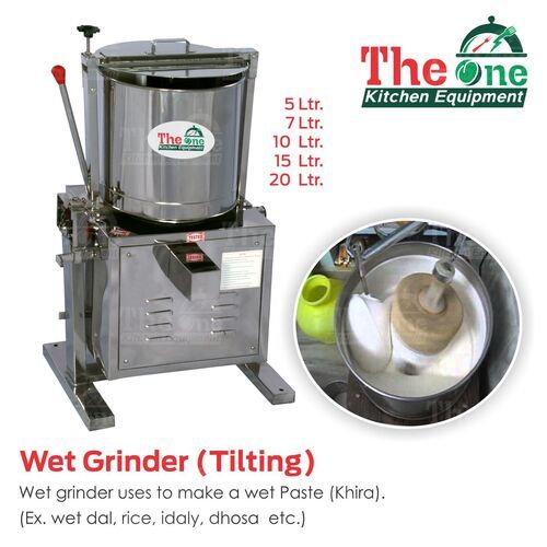 WET GRINDER TILTING