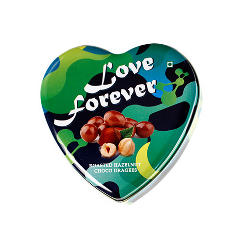 120X105X40mm Heart Tin Containers