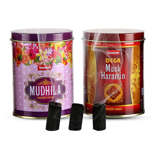 Incense And Dhoop Tin Containers