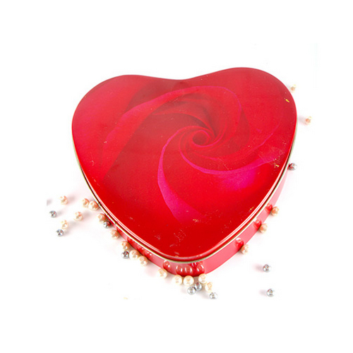 Heart Shaped Aluminum Tin Containers - 225x200x35mm | Custom Engravable Surface with Multiple Sizes Available