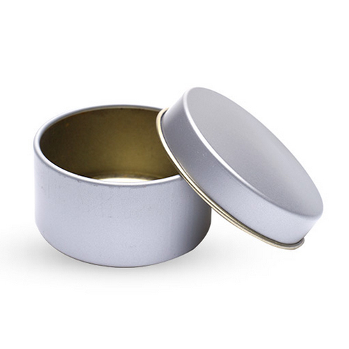 Aluminum 27X50Mm Round Tin Containers