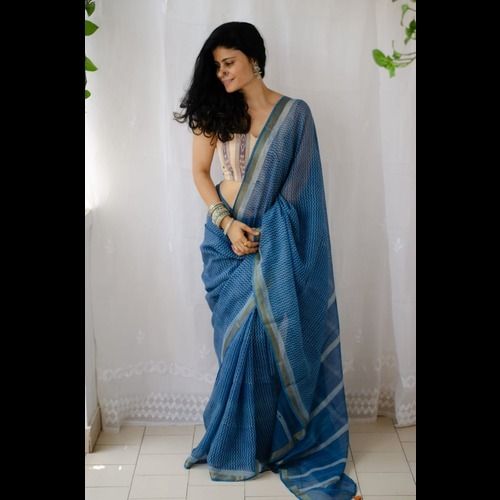 print work saree