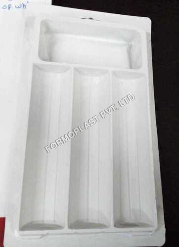 Tape Packaging Blister Tray - White Soft Material | Moisture Free Lightweight Design Customizable Specifications