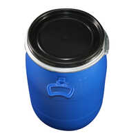 Plastic HDPE Blue Drums With Ring Lock
