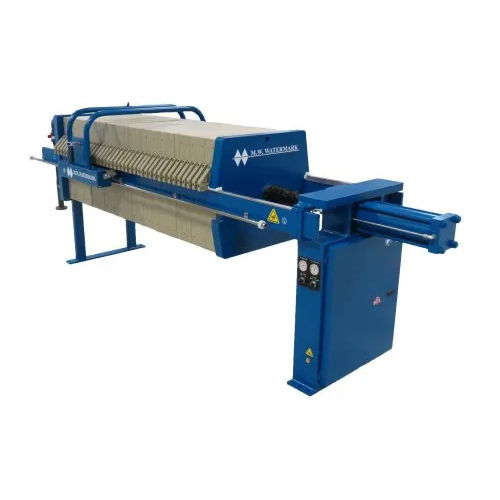 Hydraulic Filter Press - 50 Kld Flow Rate, Blue | High Efficiency, Manual Control System