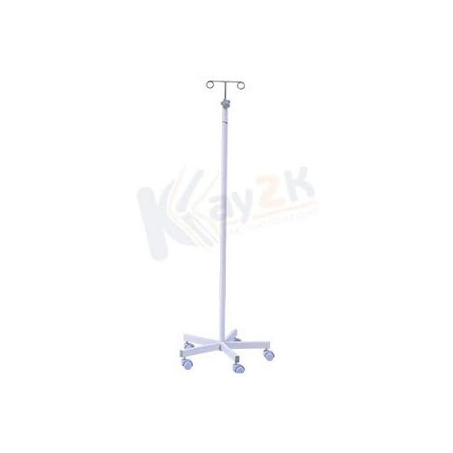 Medical Economy Removable 5 Leg Base Top Heavy Duty Iv Stand Color Code: White