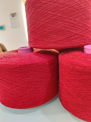 Red Cotton Yarn Application: Stitching