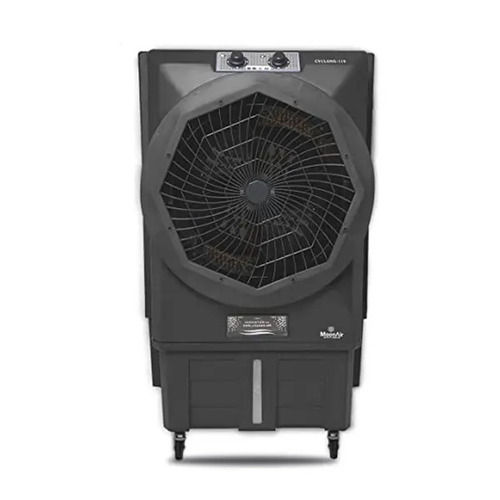 Black 4 Way Air Deflection And Powerful Air Throw With High Density Honeycomb Pads Air Cooler