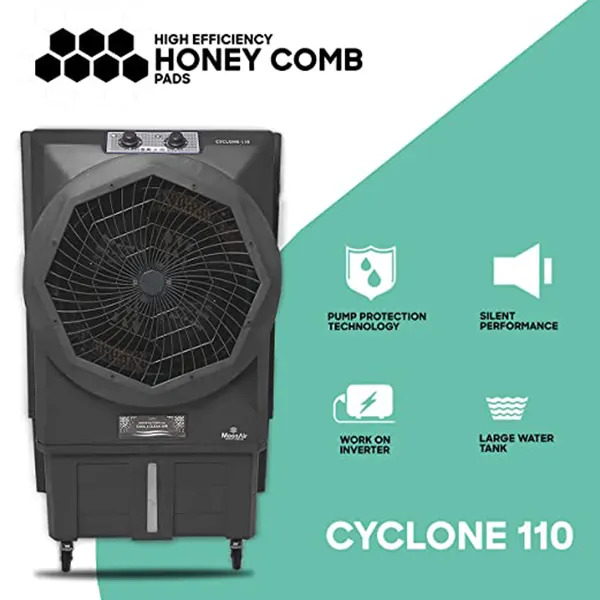 4 Way Air Deflection And Powerful Air Throw With High Density Honeycomb Pads Air Cooler