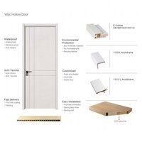 Waterproof WPC Flush Door Faced PVC