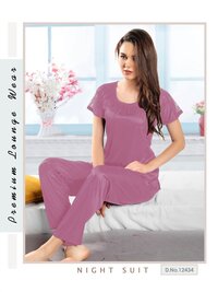Ladies Silk Designer nightdress