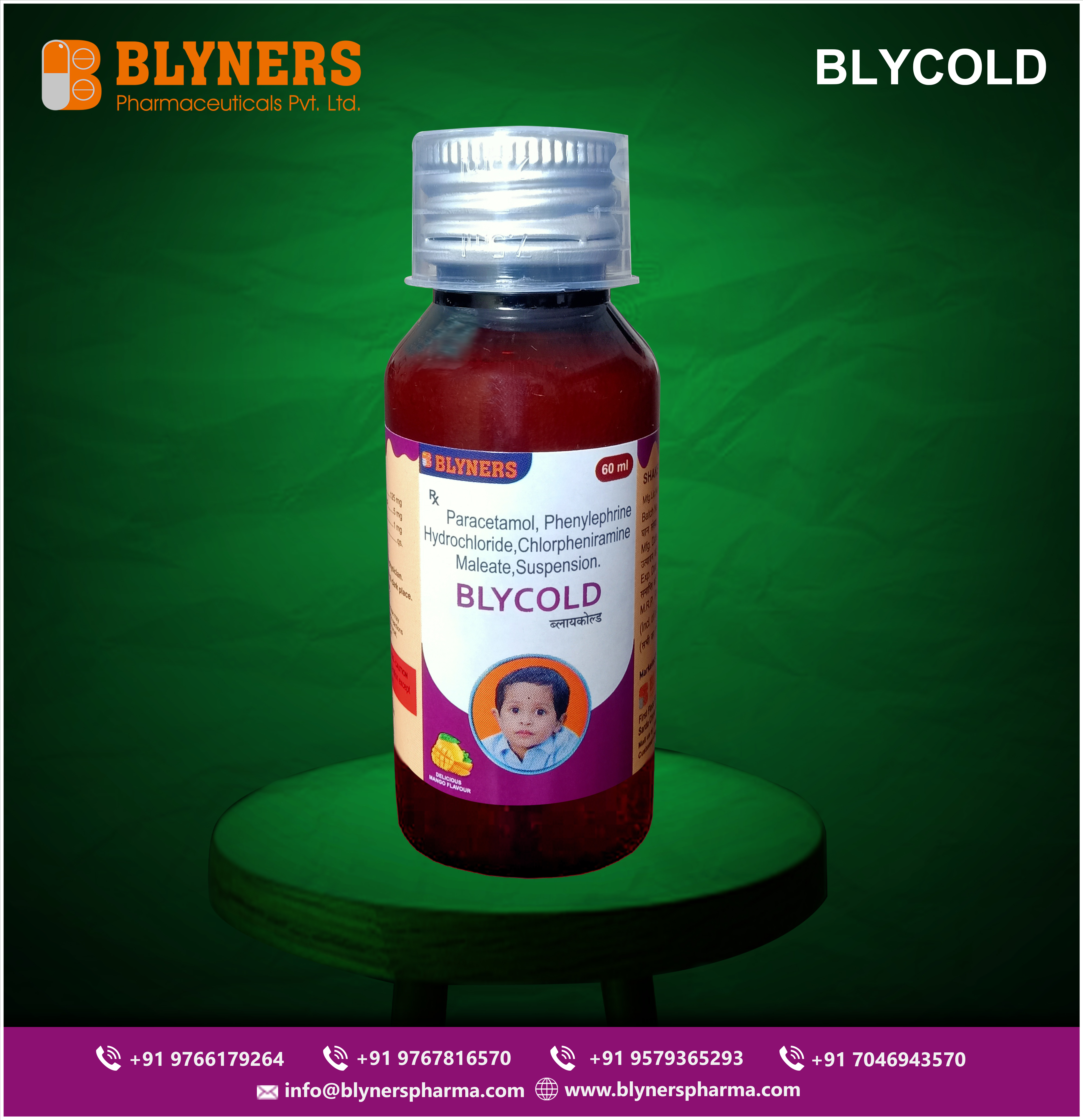 Chlorpheniramine Phenylephrine Paracetamol Suspension