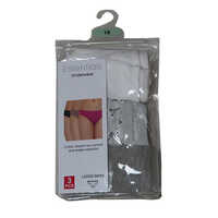 Ladies 3 Pack Bikini Briefs - Crafted From High Quality Materials | Multicolor, Available In Various Sizes, Skin-friendly For Comfort