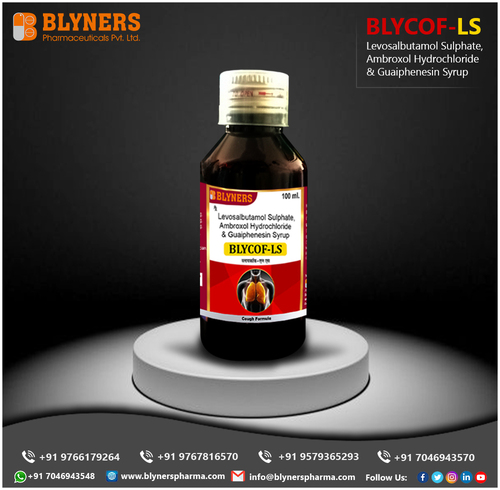 Levosalbutamol Ambroxol and Guiphenesin Syrup