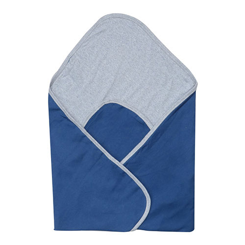 Blue Baby Interlock Bath Wraps