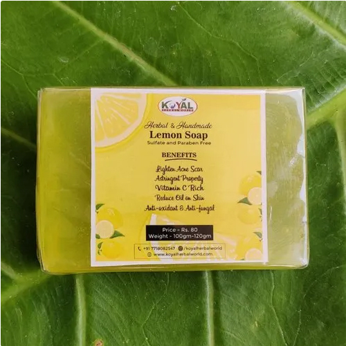 Handmade Lemon Bath Soap