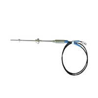 R Type Thermocouple - Metal Construction, Multiple Sizes Available, Black Color | Rugged Design For Industrial And Scientific Applications