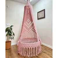 Unique Macrame Indoor Swing - Application: Garden