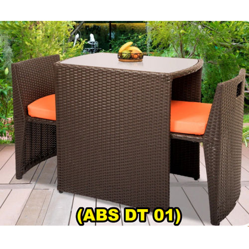 Modern Outdoor Wicker Dining Table Set