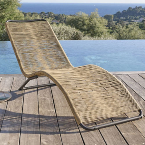 Brown Pool Side Sun Lounger