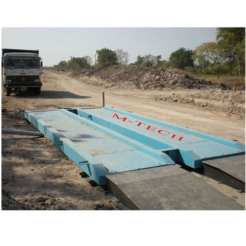 Grey Mobile Weighbridge