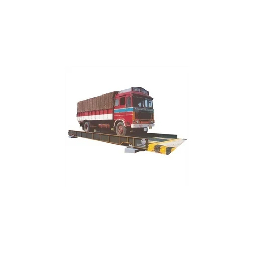 Electronic Weighbridge - Electric Power Supply, Grey/Yellow Color | Industrial Usage for Reliable Weight Measurement