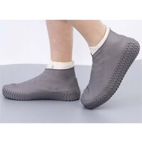 NON-SLIP SILICONE RAIN REUSABLE ANTI SKID WATERPROOF FORDABLE BOOT SHOE COVER (LARGE) (4866A)