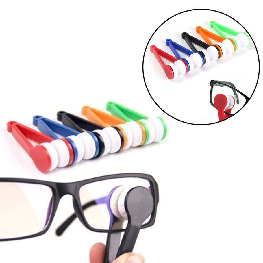 5 Pc Goggle Cleaner With Box used for cleaning glasses and goggles and can be used in all kinds of places like household and official (6143)