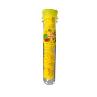 Portable Hand Washing Bath Flower Shape Paper Soap Strips In Test Tube Bottle (6289)
