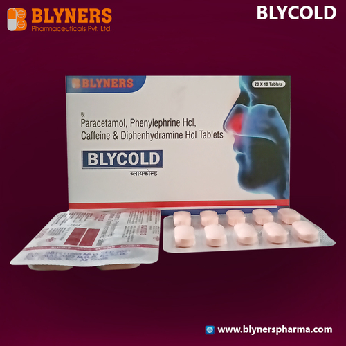 Paracetamol Phenylephrine Diphenhydramine and Caffeine Tablets