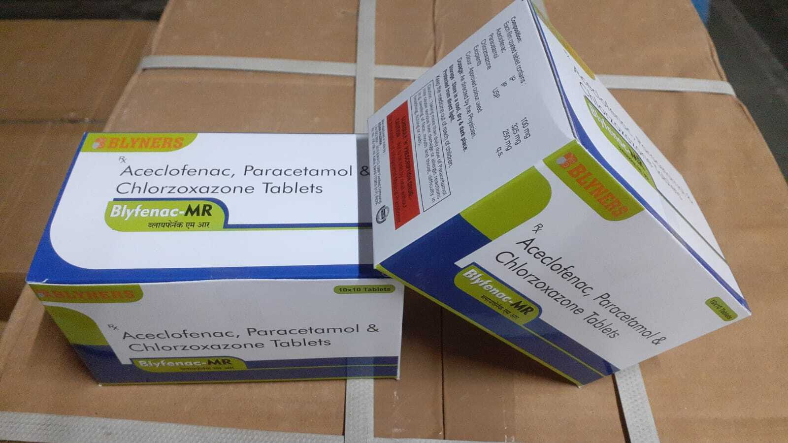 Aceclofenac Paracetamol and Chlorzoxazone Tablet