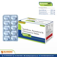 Aceclofenac Paracetamol and Chlorzoxazone Tablet