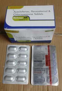 Aceclofenac Paracetamol and Chlorzoxazone Tablet