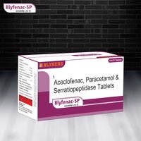 Aceclofenac Paracetamol and Serratiopeptidase Tablet