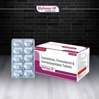 Aceclofenac Paracetamol and Serratiopeptidase Tablet