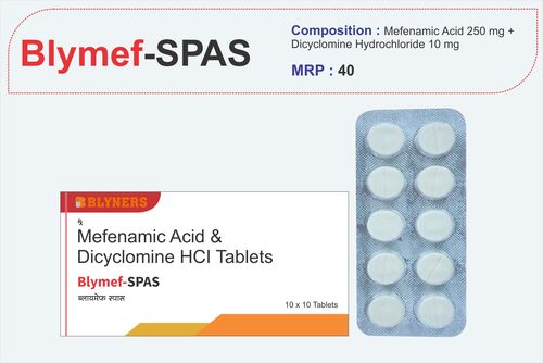 Mefenamic Acid and Dicyclomine Tablets
