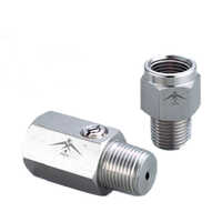 Double Block And Bleed Valve - Stainless Steel 1/2 Inch BSP, Silver Finish | High Pressure, 100% Hydrostatically Tested for Gas Usage