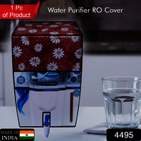 Water Purifier Cover Plastic Flexible Cover - Heavy Duty Pvc Material, Standard Size, Elegant White Color | Waterproof & Dustproof Design, 1 Year Warranty